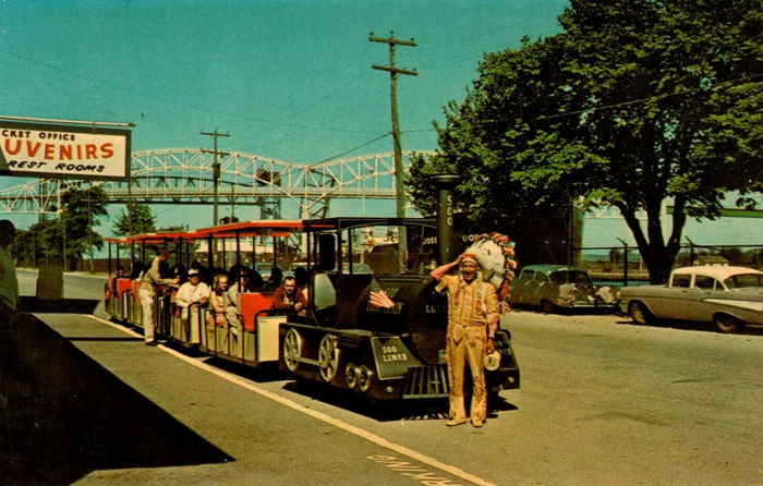 Soo Train Tours - Old Postcard